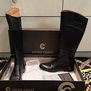 Corso como high black boots